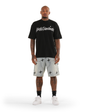 HS BLUE WASH STAR DENIM CARPENTER SHORT