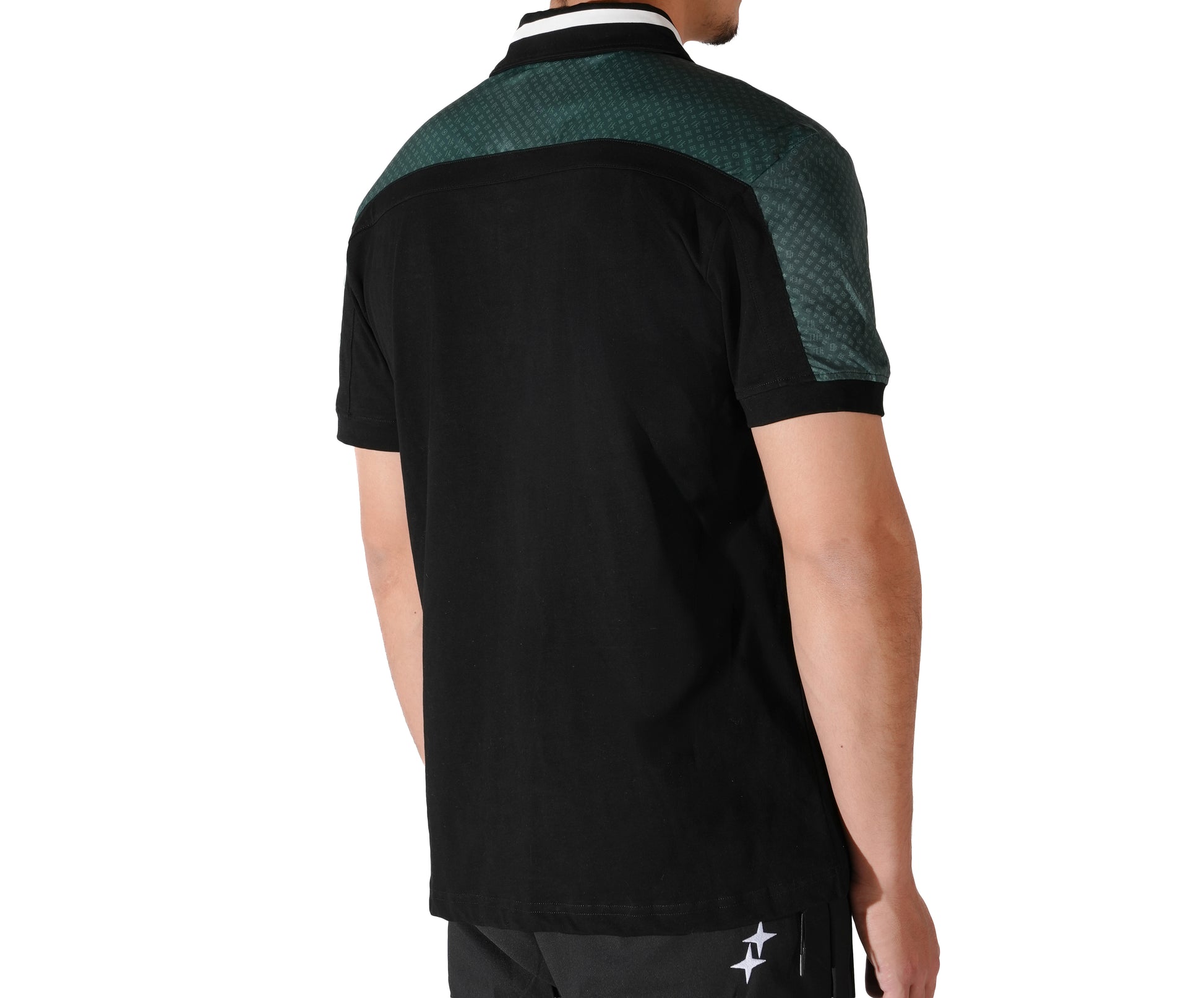 HS MONOGRAM PINE POLO
