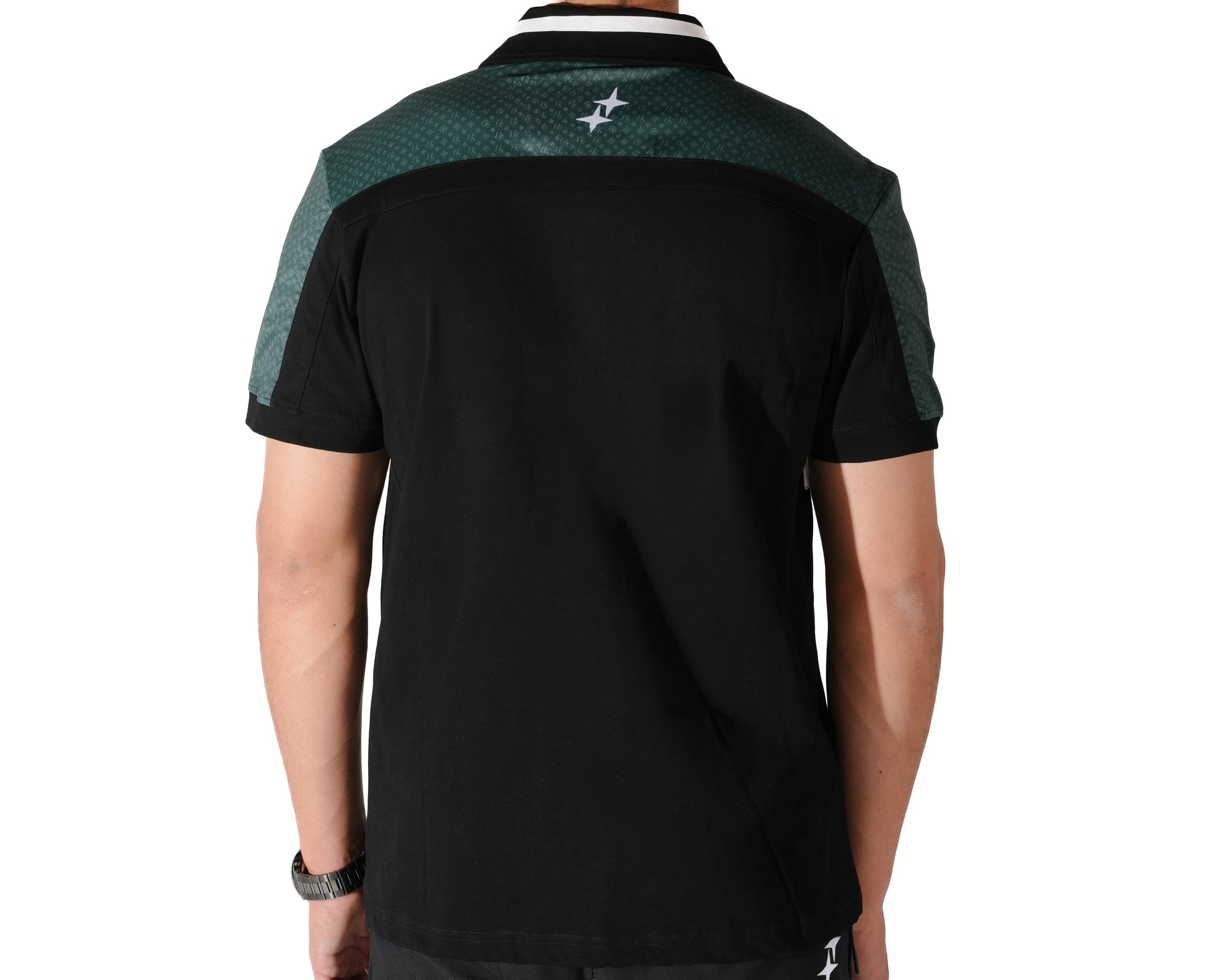 HS MONOGRAM PINE POLO